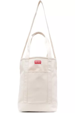 Kenzo Logo-print cotton tote bag