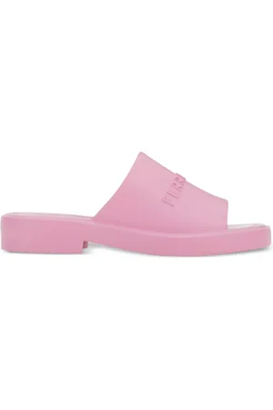 Salvatore Ferragamo Logo-debossed open-toe slides