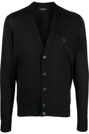 VERSACE Medusa Head embroidered cardigan