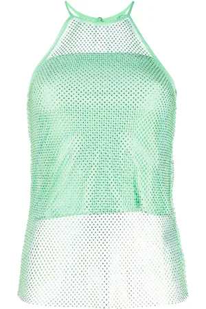 Patrizia Pepe Rhinestone-embellished sleeveless top