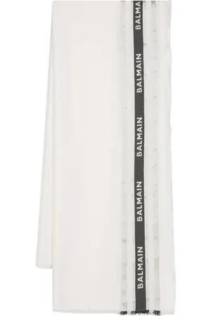 Balmain Logo-embellished scarf