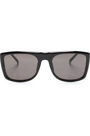 Dunhill Side-flap square-frame sunglasses