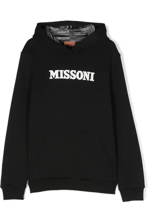 Missoni Logo-embroidered cotton-jersey hoodie