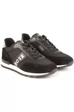 HUGO BOSS Logo-print lace-up sneakers