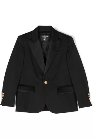 Balmain Single-breasted virgin-wool blazer