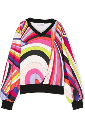 PUCCI Junior Iride-print cotton sweatshirt