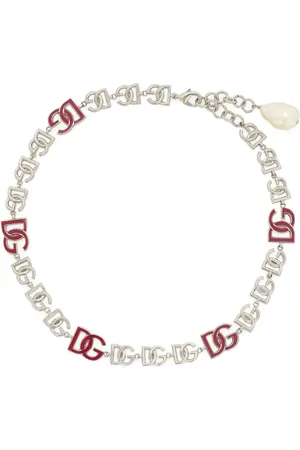 Dolce & Gabbana Logo-lettering polished necklace