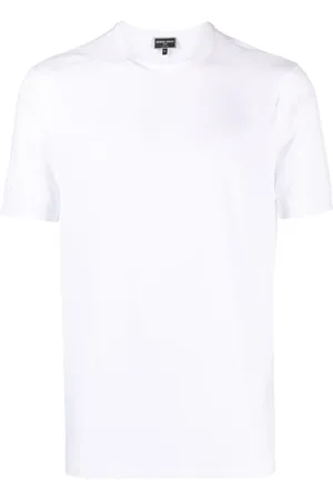 Giorgio Armani Crew-neck plain T-shirt