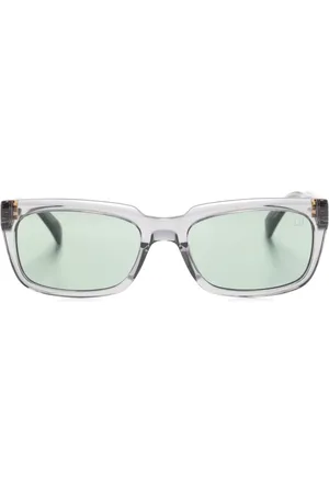 Dunhill Transparent rectangular-frame sunglasses