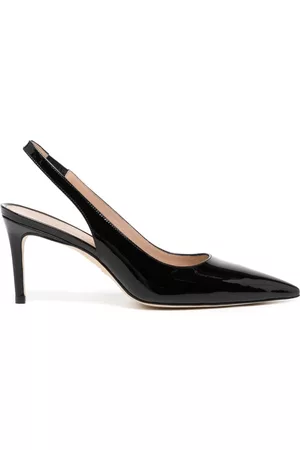 Stuart Weitzman 70mm slingback patent leather pumps