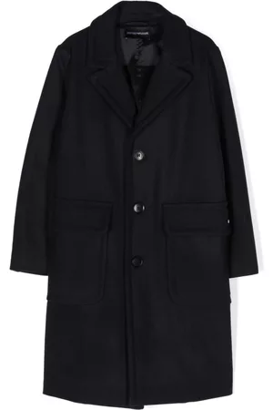 Emporio Armani Single-breasted wool-blend coat