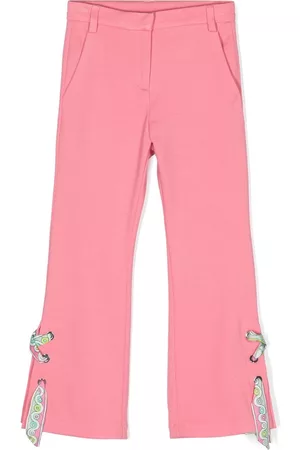 PUCCI Junior Strap- detailing stretch trousers
