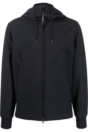 C.P. Company Zip-up stretch-cotton hooded jacket