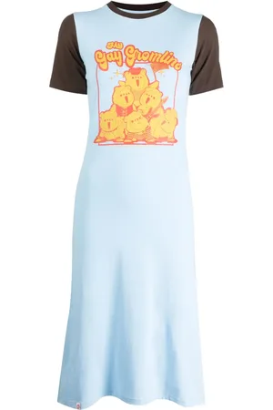 Charles Jeffrey Loverboy Graphic-print cotton dress