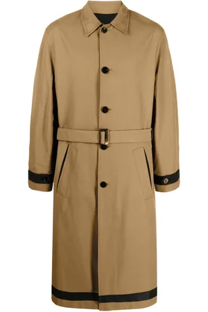 Neil Barrett Logo-patch reversible trench-coat
