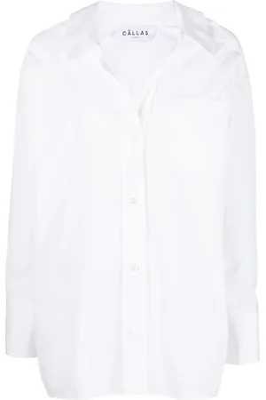 Callas Milano Petra oversized cotton shirt