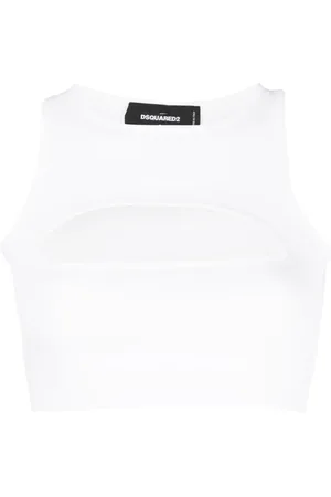 Dsquared2 Cut-out sleeveless cropped top