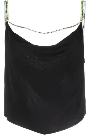 FLEUR DU MAL Crystal-embellished sleeveless top