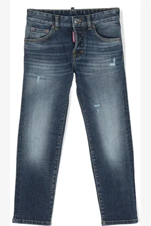 Dsquared2 Logo-patch distressed jeans