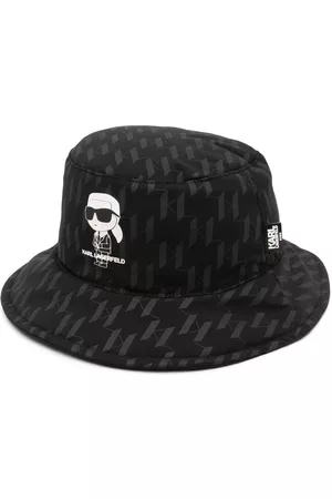 K/IKONIK REVERSIBLE BUCKET HAT Women Hats, Gloves & Scarves Karl Lagerfeld