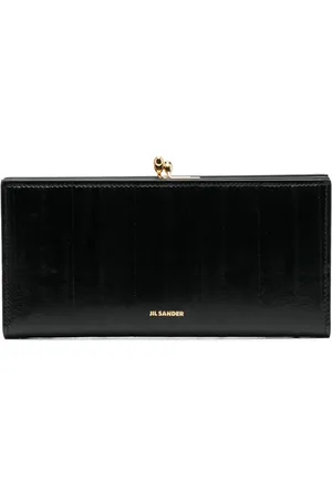 Jil Sander Logo-lettering leather wallet