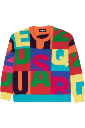 Dsquared2 Logo-print wool jumper