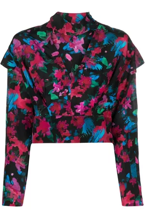 IRO Martina floral-print silk blouse