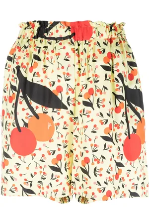 Sonia by Sonia Rykiel Cherry-print twill shorts