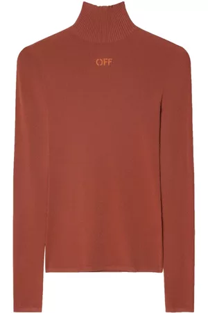 OFF-WHITE Intarsia-knit jumper