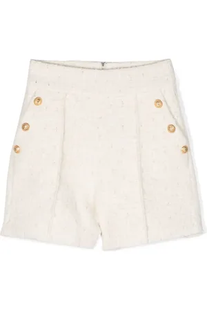 Balmain Zip-up thigh-length shorts