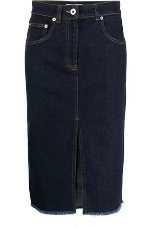 Lanvin Denim midi skirt