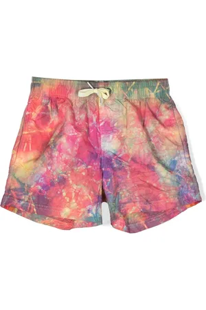 Sundek Abstract-print swim shorts