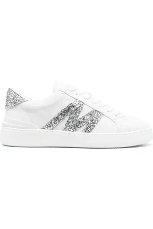 Moncler Monaco glitter-embellished sneakers