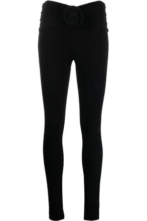 MAGDA BUTRYM Floral-detail leggings