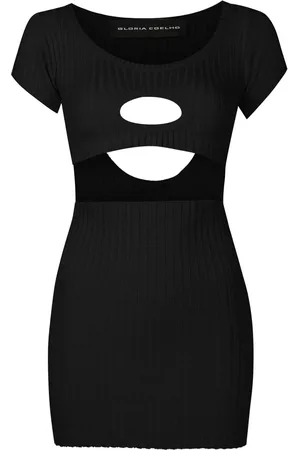 Gloria Coelho Cut-out detail short dress