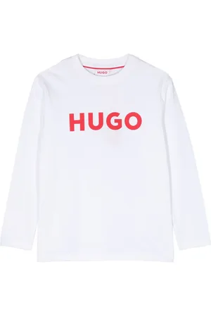 HUGO BOSS Logo-print long-sleeve T-shirt