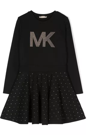Michael Kors Logo-print stud-embellished dress