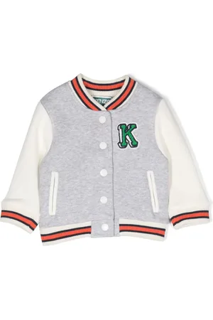 Kenzo Logo-embroidered bomber jacket
