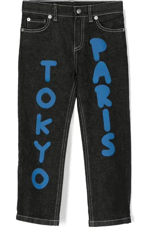 Kenzo Text print jeans