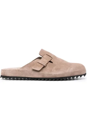 Officine creative Oliver Flint suede slides