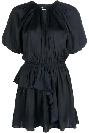Zadig & Voltaire Romina puff-sleeve ruched mini dress