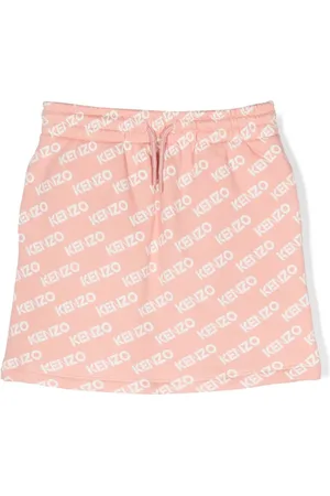 Kenzo Logo-print cotton skirt