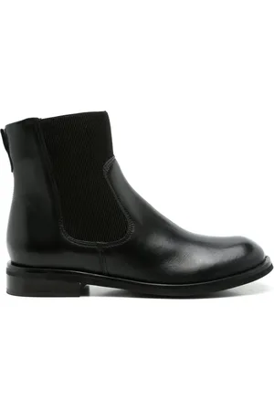 Sarah Chofakian Corbeau leather ankle boots