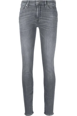 7 for all Mankind Mid-rise skinny jeans