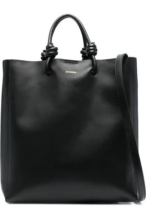 Jil Sander Knot-detail leather tote bag