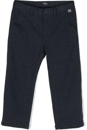 Il gufo Pinstriped smart trousers