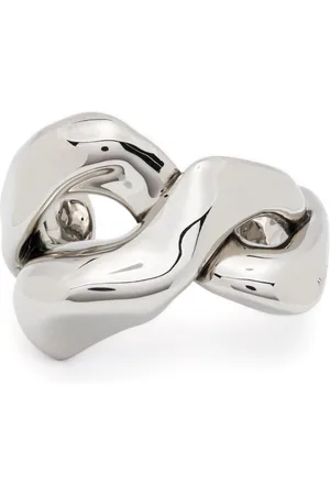 Alexander McQueen Twisted cuff bracelet