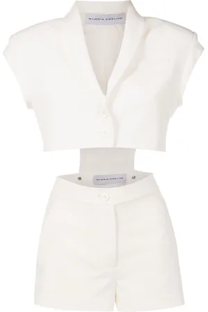 Gloria Coelho Two-piece tailored playsuit