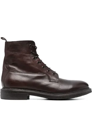Moma Polacco lace-up leather boots