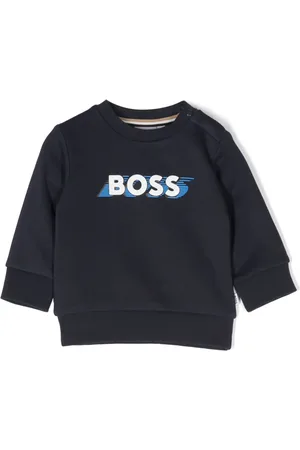 HUGO BOSS Logo-print long-sleeve sweatshirt